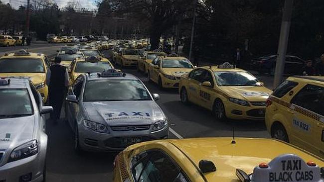 Забастовка таксистов в Сиднее
