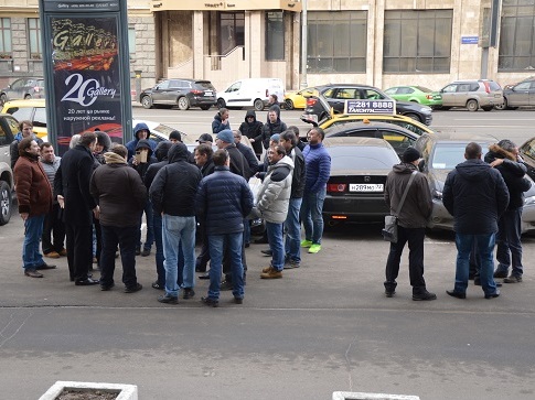 митинг таксистов в Москве, ЛДПР, Старовойтов, Швагерус
