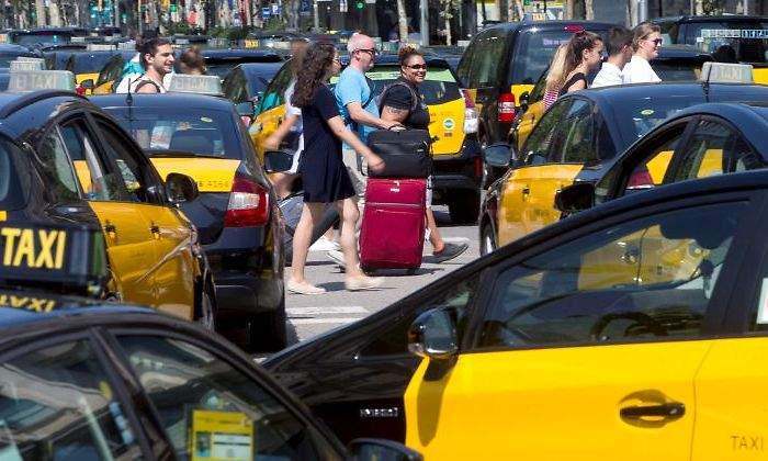 забастовка таксистов в Испании