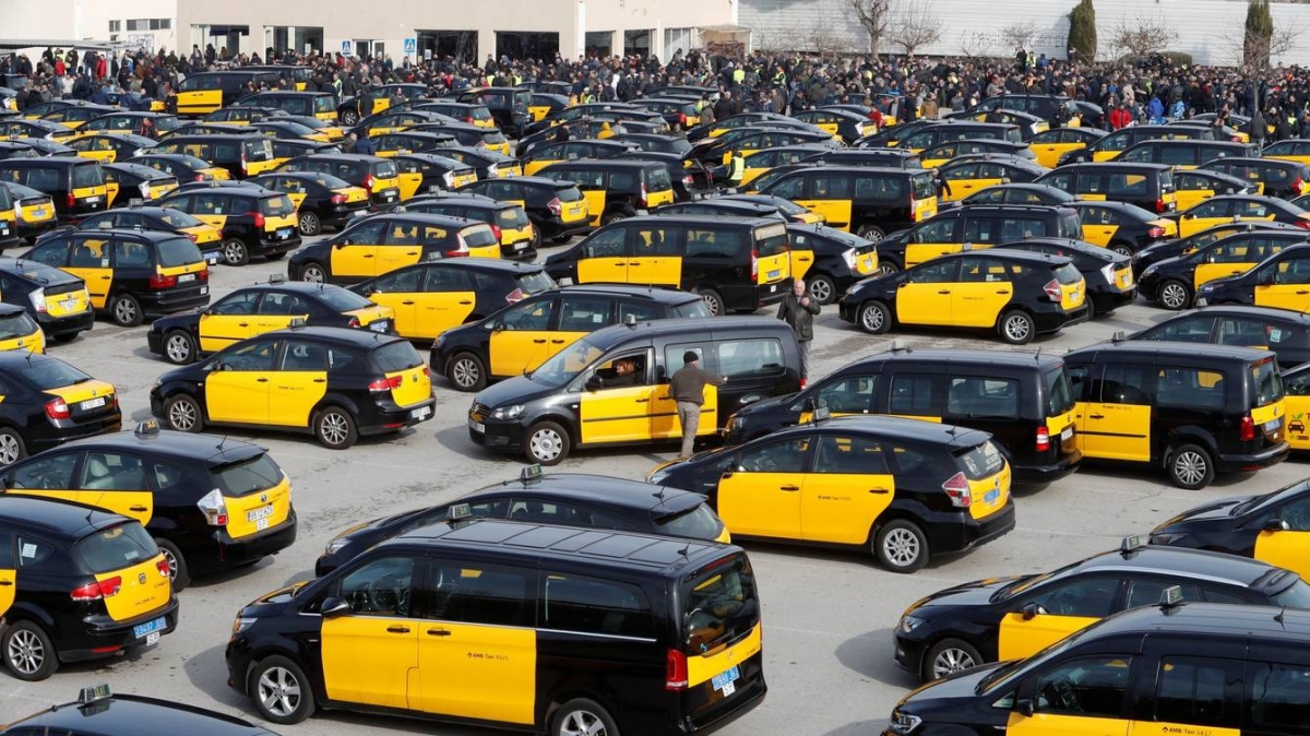 забастовка такси, забастовка таксистов Испании, такси форум